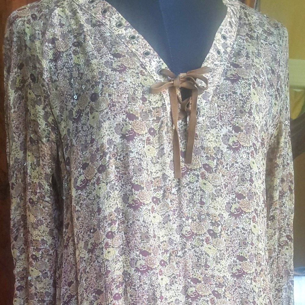 Silk crepe dress size S